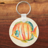 Farbenfrohe Aquarienfische Schlüsselanhänger (Vorderseite)