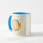 Farbenfrohe Aquarienfische Tasse (Vorderseite Links)