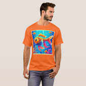 Farbenfrohe Aquarium T-Shirt (Vorne ganz)