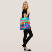 Farbenfrohe Aquarium Tasche (Am Model)