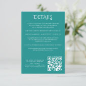 Farbenfrohe Aquarium-Umschließungskarte Begleitkarte (Stehend Vorderseite)