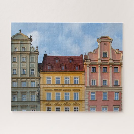 Farbenfrohe Architektur Breslau Polen Jigsaw Puzzl Puzzle (Horizontal)