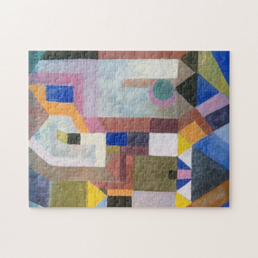 Farbenfrohe Architektur | Paul Klee Puzzle (Horizontal)