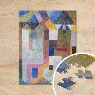 Farbenfrohe Architektur   Paul Klee Puzzle