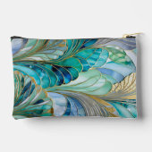 Farbenfrohe Art Deco Accessoire Tasche (Rückseite)
