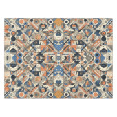 Farbenfrohe Art Deco Design Tischdecke (Vorderseite (Horizontal))