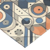 Farbenfrohe Art Deco Design Tischdecke (Schrägansicht)