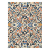 Farbenfrohe Art Deco Design Tischdecke (Vorderseite)