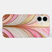 Farbenfrohe Art Deco iPhone Case (Rückseite (Horizontal))