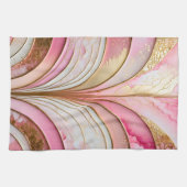 Farbenfrohe Art Deco Küche Handtuch (Horizontal)