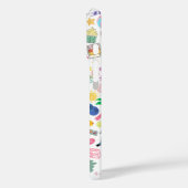Farbenfrohe ästhetische Doodle Phone Case (Rückseite / Links)