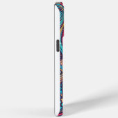 Farbenfrohe Astronautenspaziermuster Case-Mate iPhone Hülle (Rückseite / Rechts)