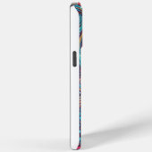 Farbenfrohe Astronautenspaziermuster Case-Mate iPhone Hülle (Rückseite / Rechts)