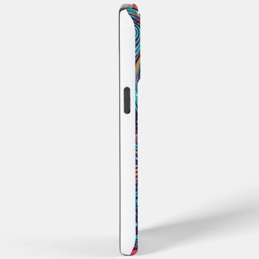 Farbenfrohe Astronautenspaziermuster Case-Mate iPhone Hülle (Rückseite / Rechts)