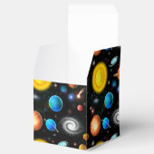 Farbenfrohe Astronomie-Weltraum-Gefälligkeitsbox Geschenkschachtel (Geöffnet)