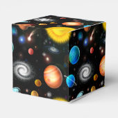Farbenfrohe Astronomie-Weltraum-Gefälligkeitsbox Geschenkschachtel (Rückseite)