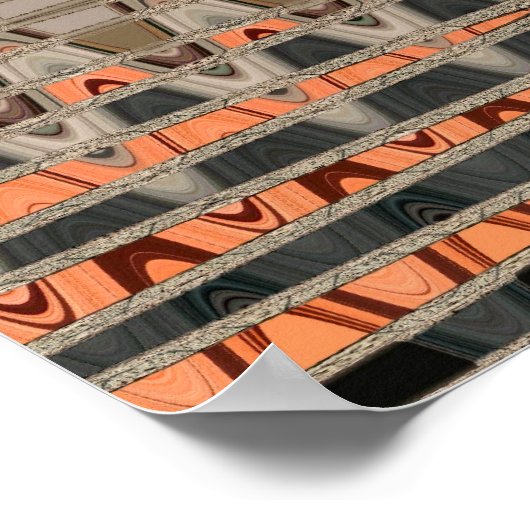 farbenfrohe Atmosphäre Poster (Ecke)