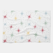 Farbenfrohe Atomic Sternexplosion Muster Mitte des Geschirrtuch (Horizontal)