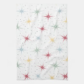 Farbenfrohe Atomic Sternexplosion Muster Mitte des Geschirrtuch (Vertikal)