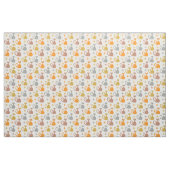 Farbenfrohe Atomkatzen aus der Mitte des Jahrhunde Stoff (Fat Quarter (45,7 x 55,9 cm))