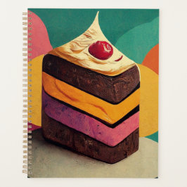 Farbenfrohe, auf den Kuchen entworfene Norm Planer