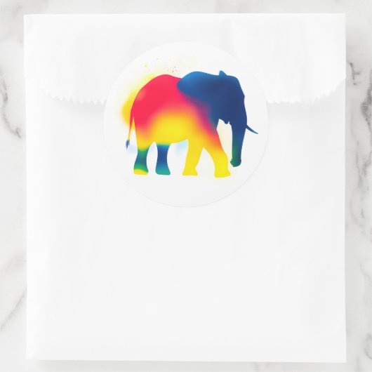 Farbenfrohe Aufkleber für die Silhouette der schma (Tasche)