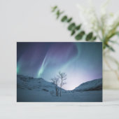 Farbenfrohe Aurora Borealis Card (Stehend Vorderseite)