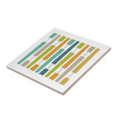 Farbenfrohe Ausrufepunkte geometrische Mitte des J Fliese (Seite)