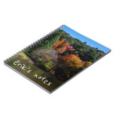 Farbenfrohe australische Herbstlandschaft Notizblock (Linke Seite)