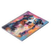 Farbenfrohe australische Hirte Notizblock (Linke Seite)