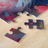 Farbenfrohe australische Hirte Puzzle (Seite)