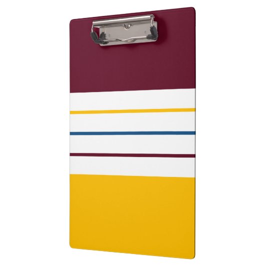 Farbenfrohe autonale Streifen Klemmbrett (Links)