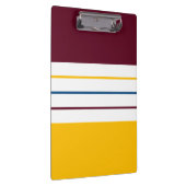 Farbenfrohe autonale Streifen Klemmbrett (Rechts)