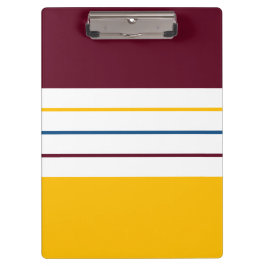 Farbenfrohe autonale Streifen Klemmbrett