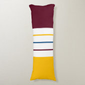 Farbenfrohe autonale Streifen Seitenschläferkissen (Vorderseite Vertikal)