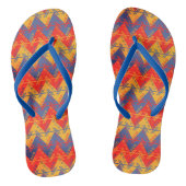Farbenfrohe Aztec Muster Flip Flops Badesandalen (Fußbett)