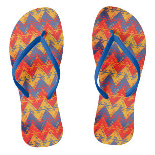 Farbenfrohe Aztec Muster Flip Flops Badesandalen