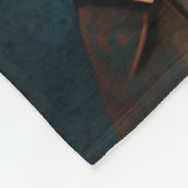 Farbenfrohe Aztec Warrior Blanket Fleecedecke (Ecke)