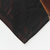 Farbenfrohe Azteken Kriegerprinzessin Blanket Fleecedecke (Ecke)