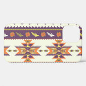 Farbenfrohe Azteken: lebendiges, nahtloses Muster. Case-Mate iPhone Hülle (Rückseite (Horizontal))
