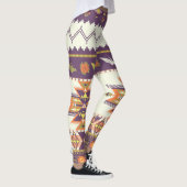 Farbenfrohe Azteken: lebendiges, nahtloses Muster. Leggings (Rechts)