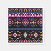 Farbenfrohe Azteken Serviette (Vorderseite)