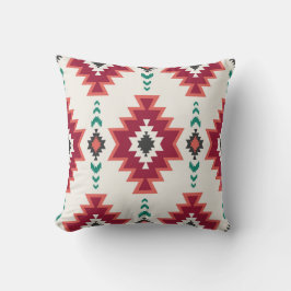 Farbenfrohe Azteken Südwestmuster Kissen