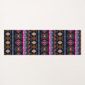 Farbenfrohe Azteken Yogamatte (Rückseite (Horizontal))