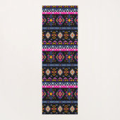 Farbenfrohe Azteken Yogamatte (Rückseite)