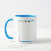 Farbenfrohe Baby Boy Foto Geburtsaufzeichnung Einf Tasse (Links)