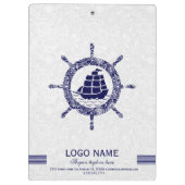 Farbenfrohe Baby Elephant Illustration Klemmbrett (Rückseite)