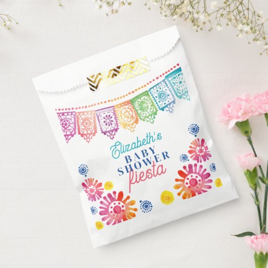 Farbenfrohe Babydusche mexikanische Fiesta Babydus Geschenktütchen (Versiegelt)