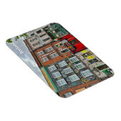 Farbenfrohe Bachelor's Walk in Dublin, Irland Magnet (Rechte Seite)