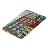 Farbenfrohe Bachelor's Walk in Dublin, Irland Magnet (Linke Seite)